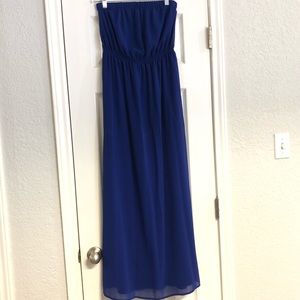 Royal Blue Maxi Sundress 💙 Worn once, like new.